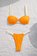 Orange Sunset Bikini Set.