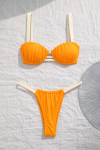 Orange Sunset Bikini Set.