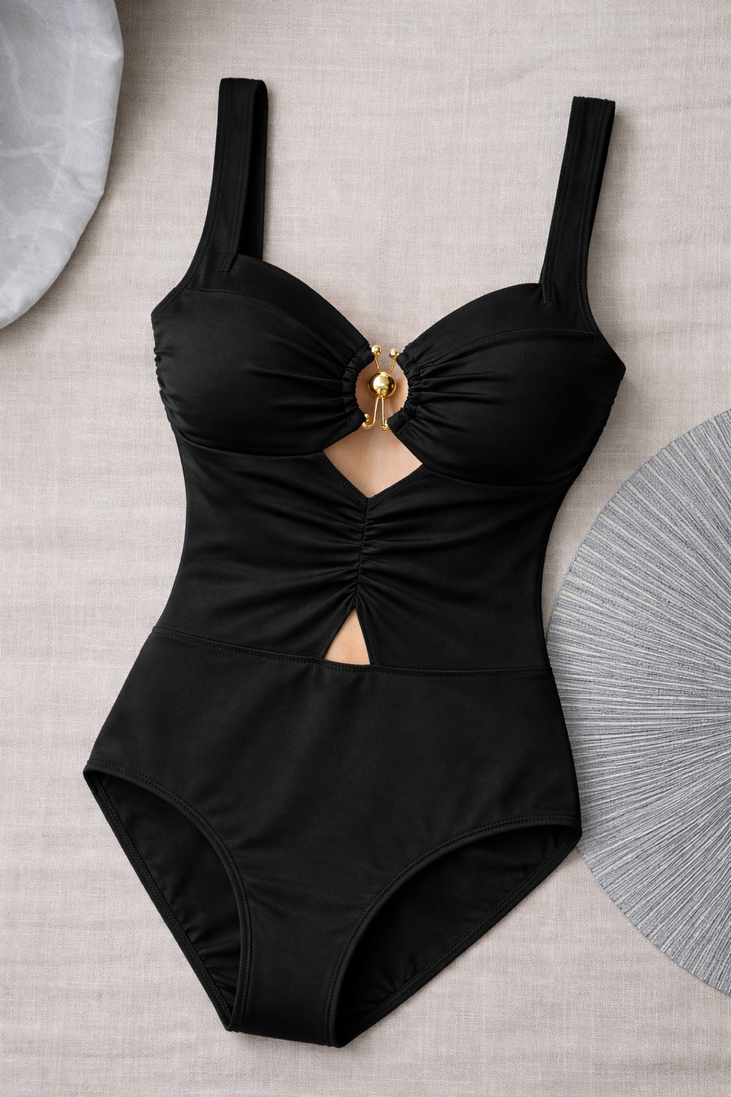 Black Cut-Out One Piece.