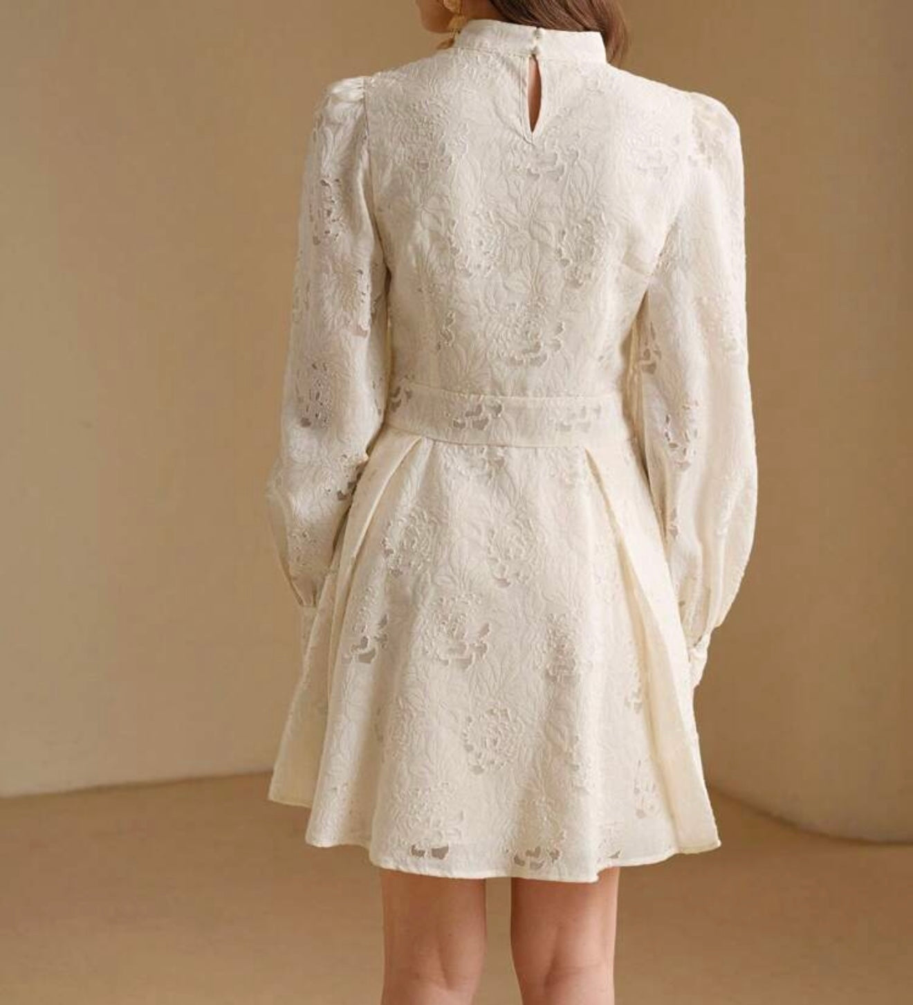 Ivory Lace Dress.