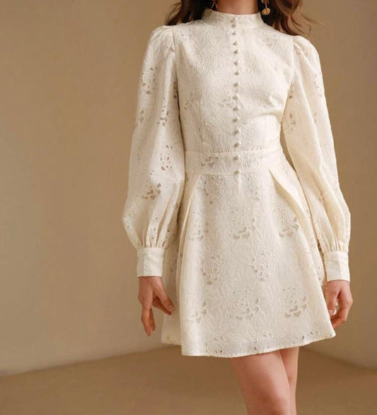 Ivory Lace Dress.