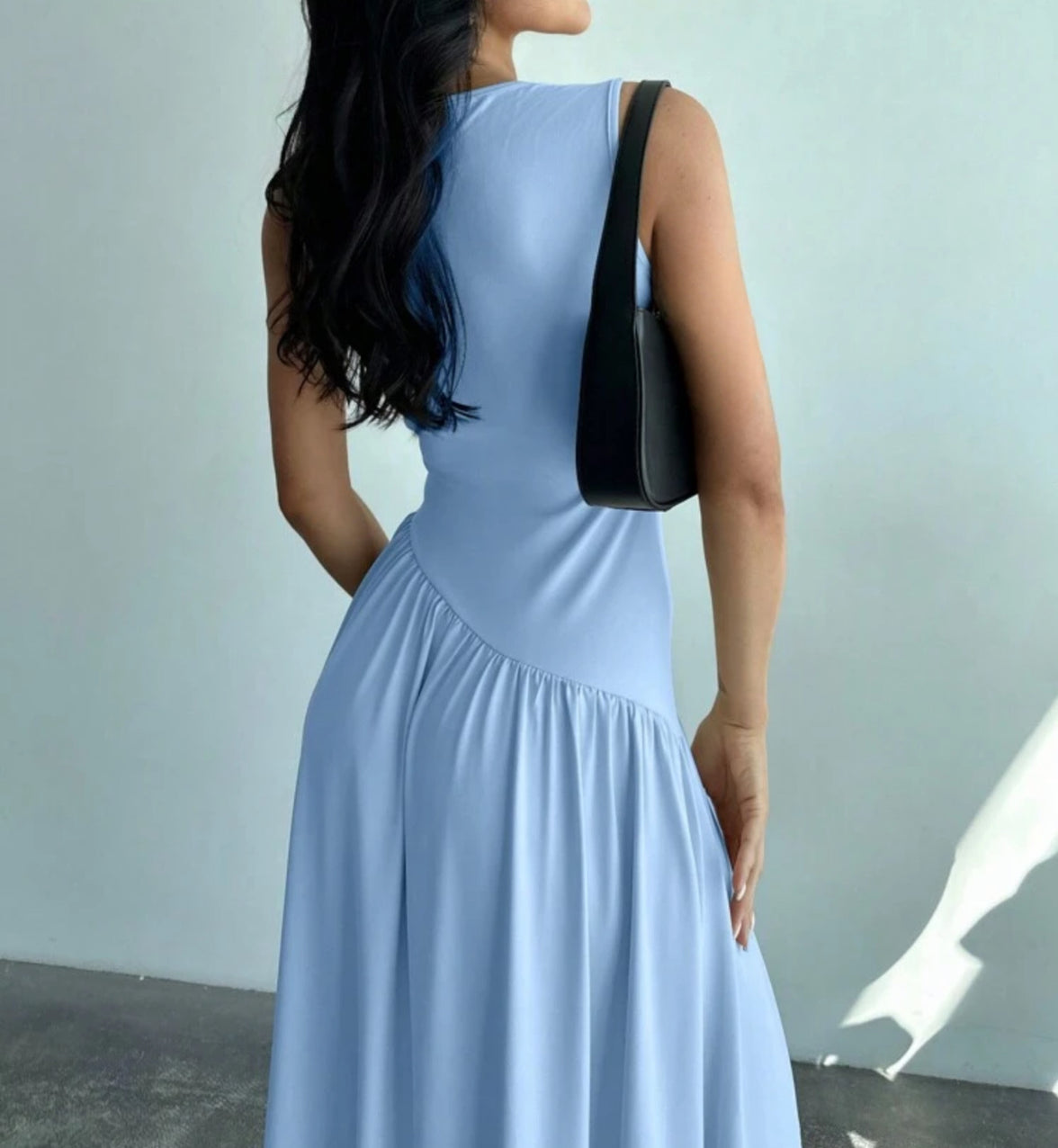 Sky Blue Maxi Dress.