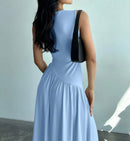 Sky Blue Maxi Dress.