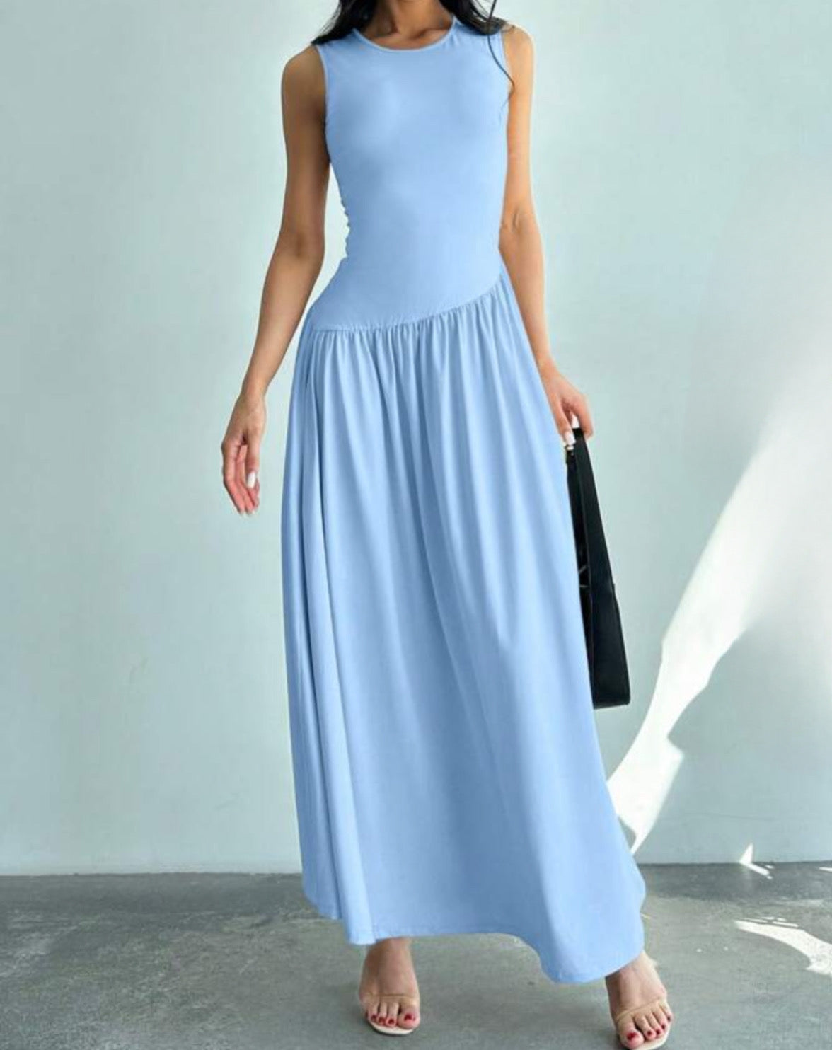 Sky Blue Maxi Dress.