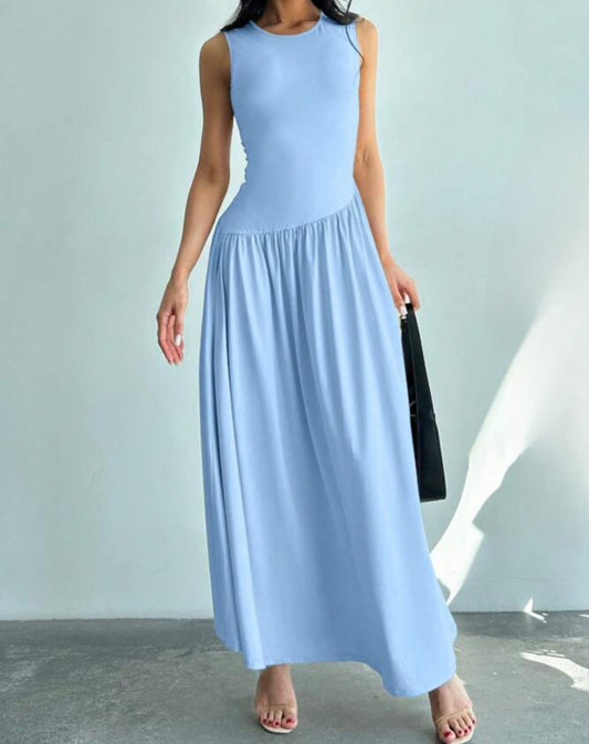 Sky Blue Maxi Dress.
