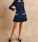 Navy Mini Dress.
