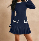 Navy Mini Dress.