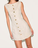 Beige Mini Dress.
