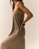 Vestido Maxi Strapless.