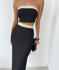 Black & White Two-Piece Set.