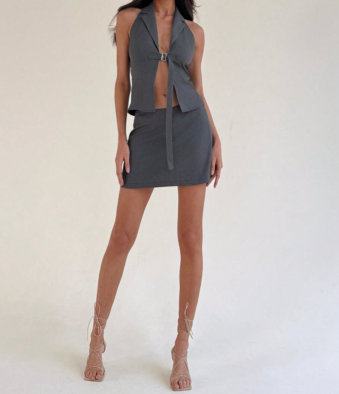 Grey Belted Set.