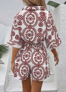 Terracotta Bloom Romper.