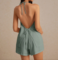 Elegant Summer Halter Co-Ord Set.