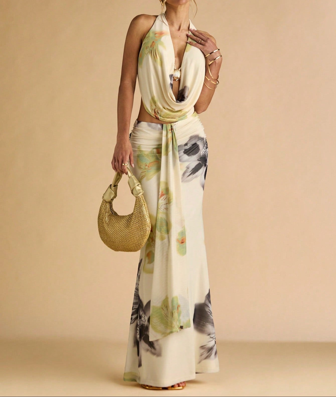 Floral Resort Two-Piece Set.