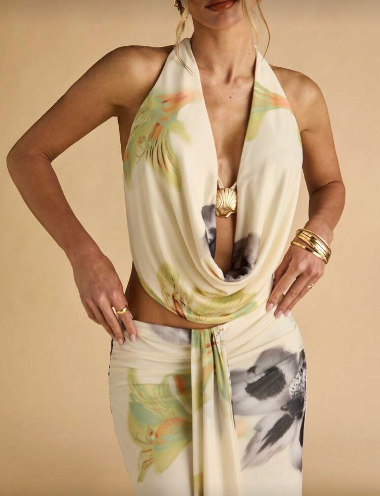 Floral Resort Two-Piece Set.