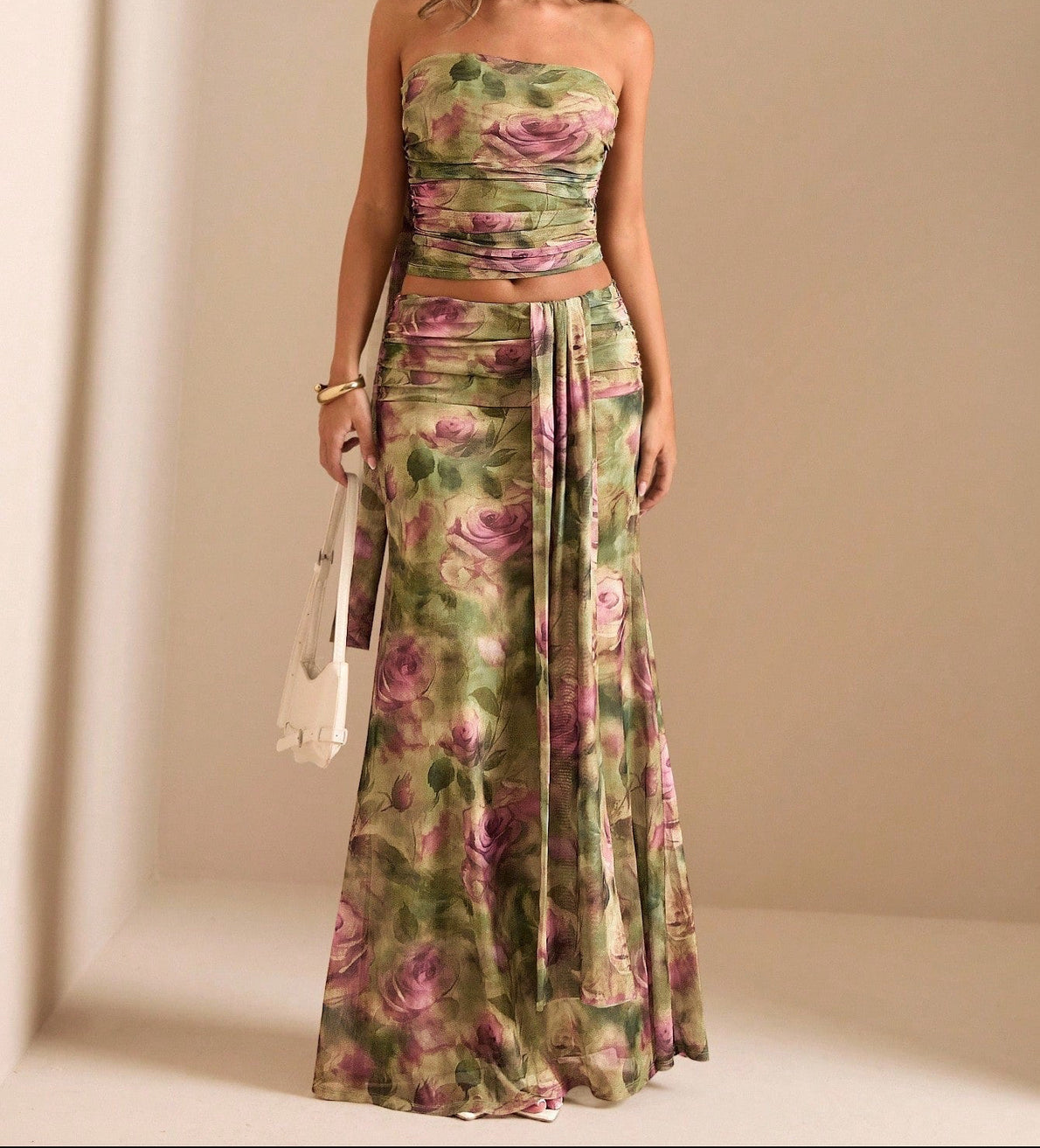 Vintage Rose Two-Piece Set.