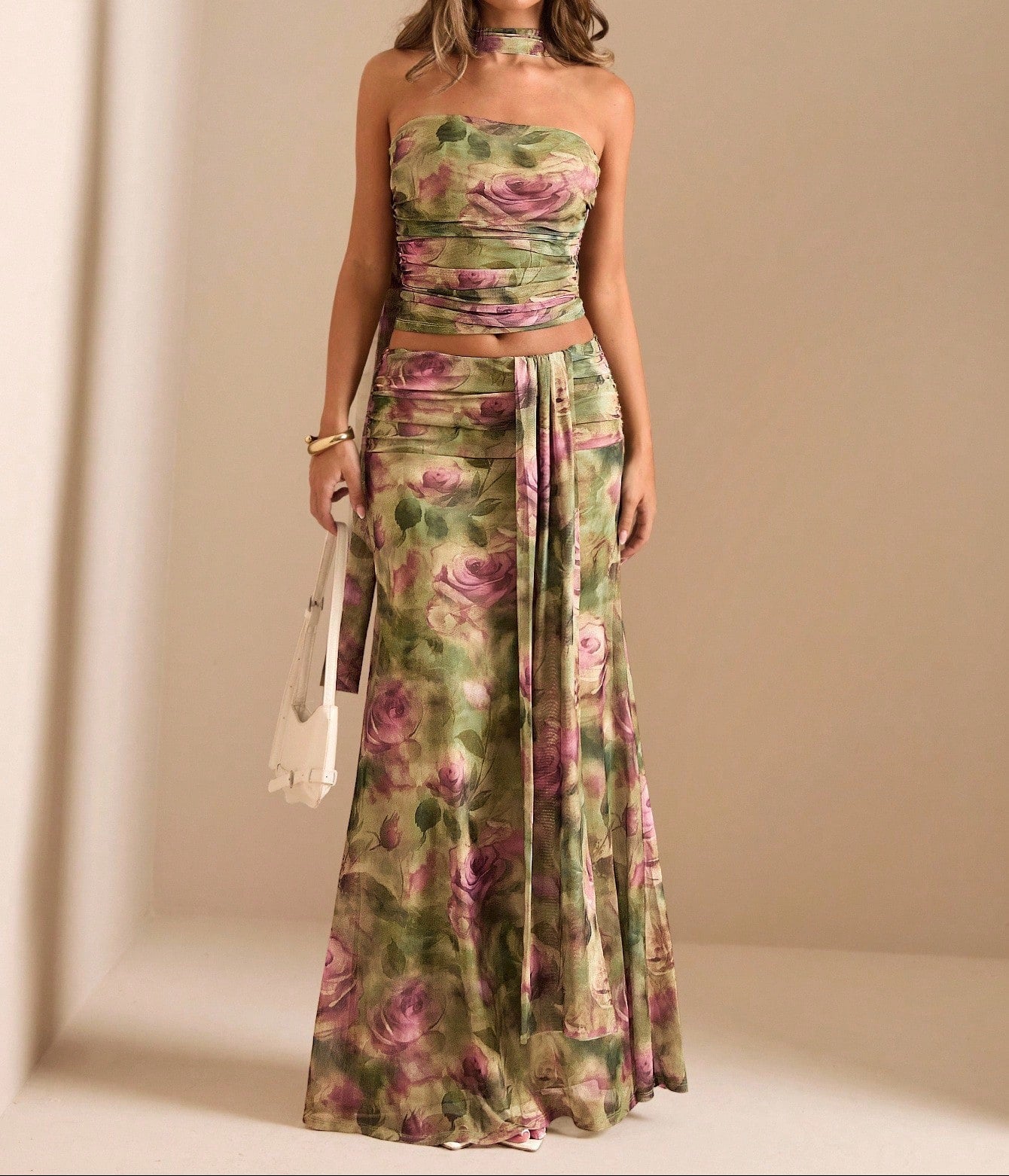 Vintage Rose Two-Piece Set.