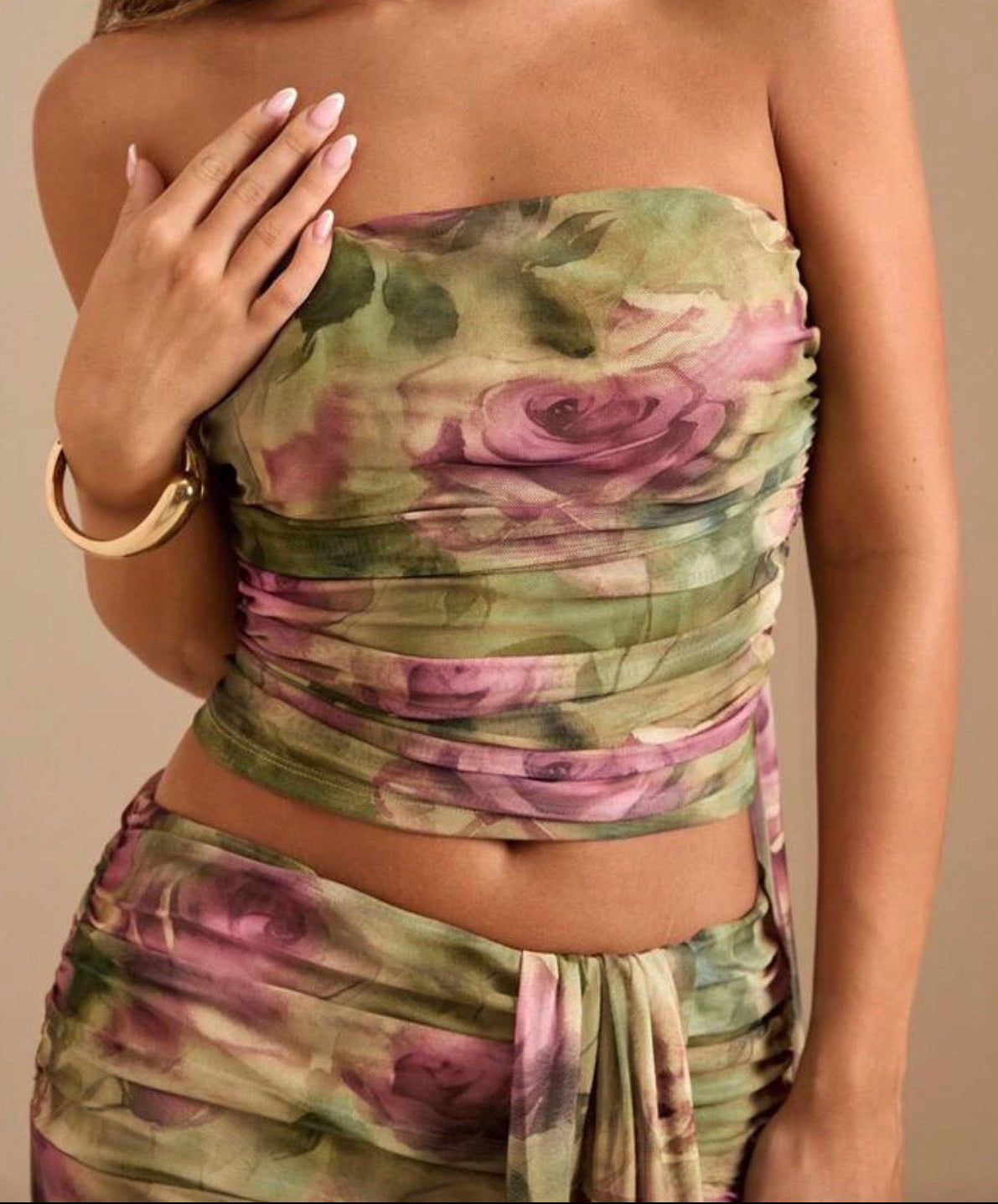 Vintage Rose Two-Piece Set.