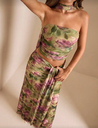 Vintage Rose Two-Piece Set.