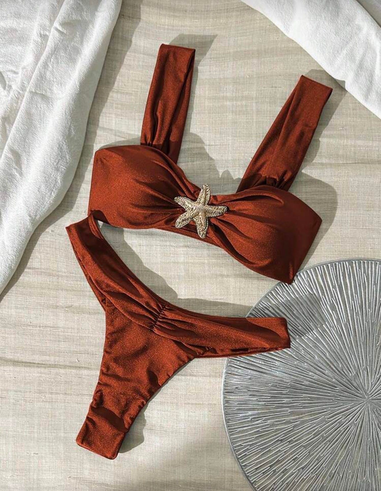 Golden Starfish Accent Bikini.