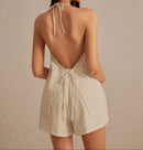 Elegant Summer Halter Co-Ord Set.