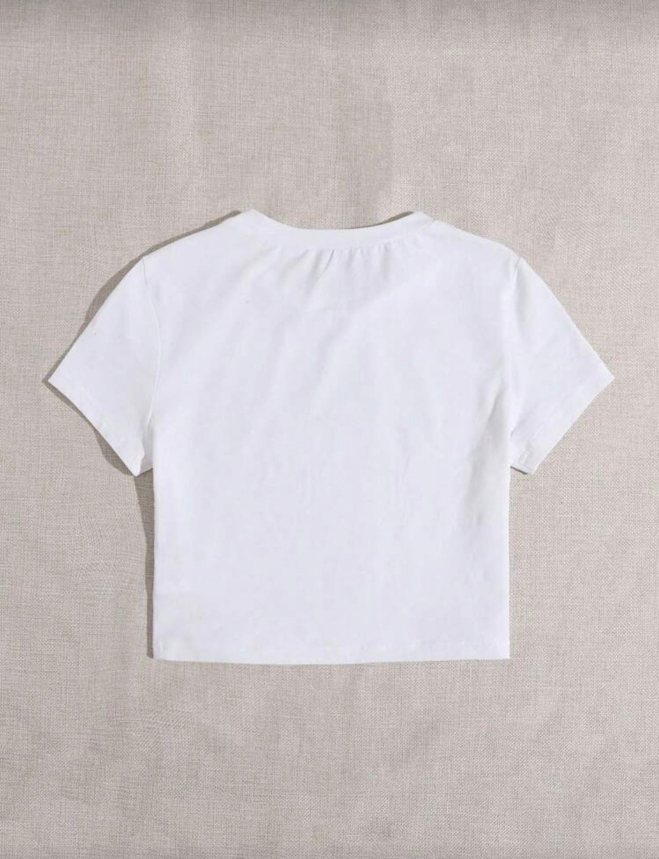 Coquette Style Graphic Crop.
