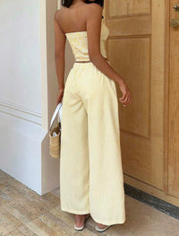 Lemon Stripe Summer Set.